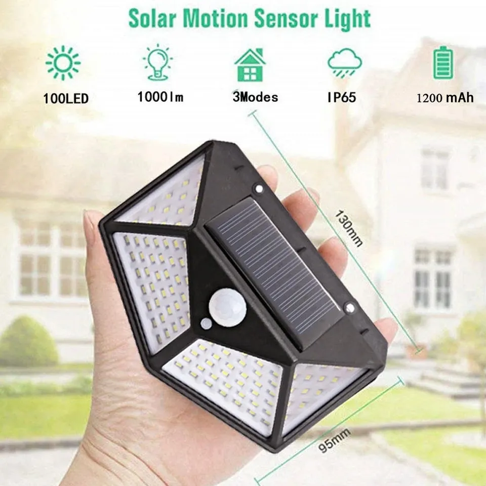 100 LED 4 Surface Solar Light